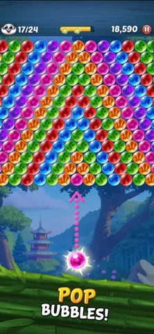 An interstitial advertisement between levels