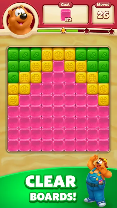 A puzzle game loading screen
