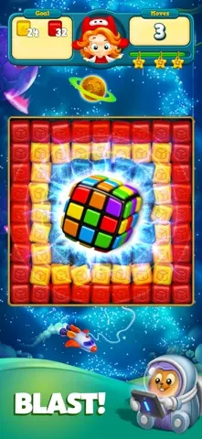 A progress map in a puzzle game